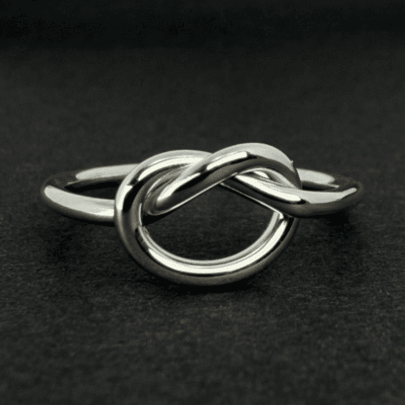 Knutering i sølv,  1.5mm