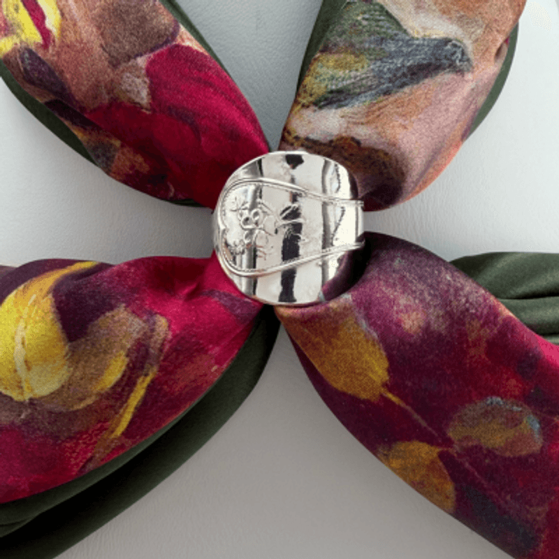 Vintage sjerfring blomster